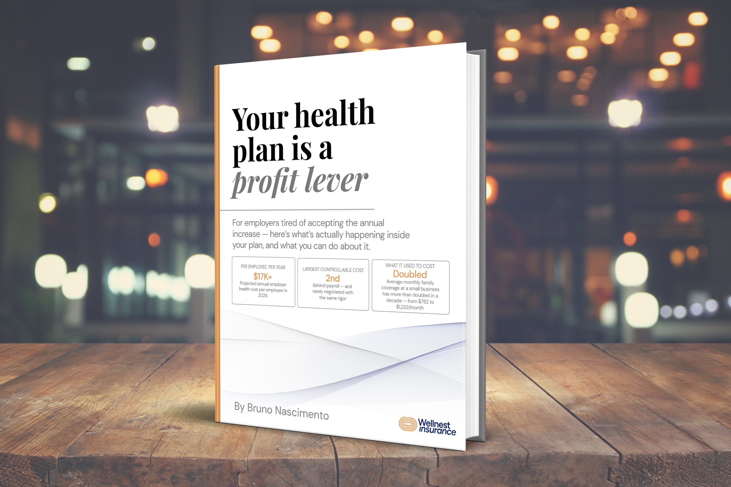 Your Health Plan Is a Profit Lever ebook design portfolio project